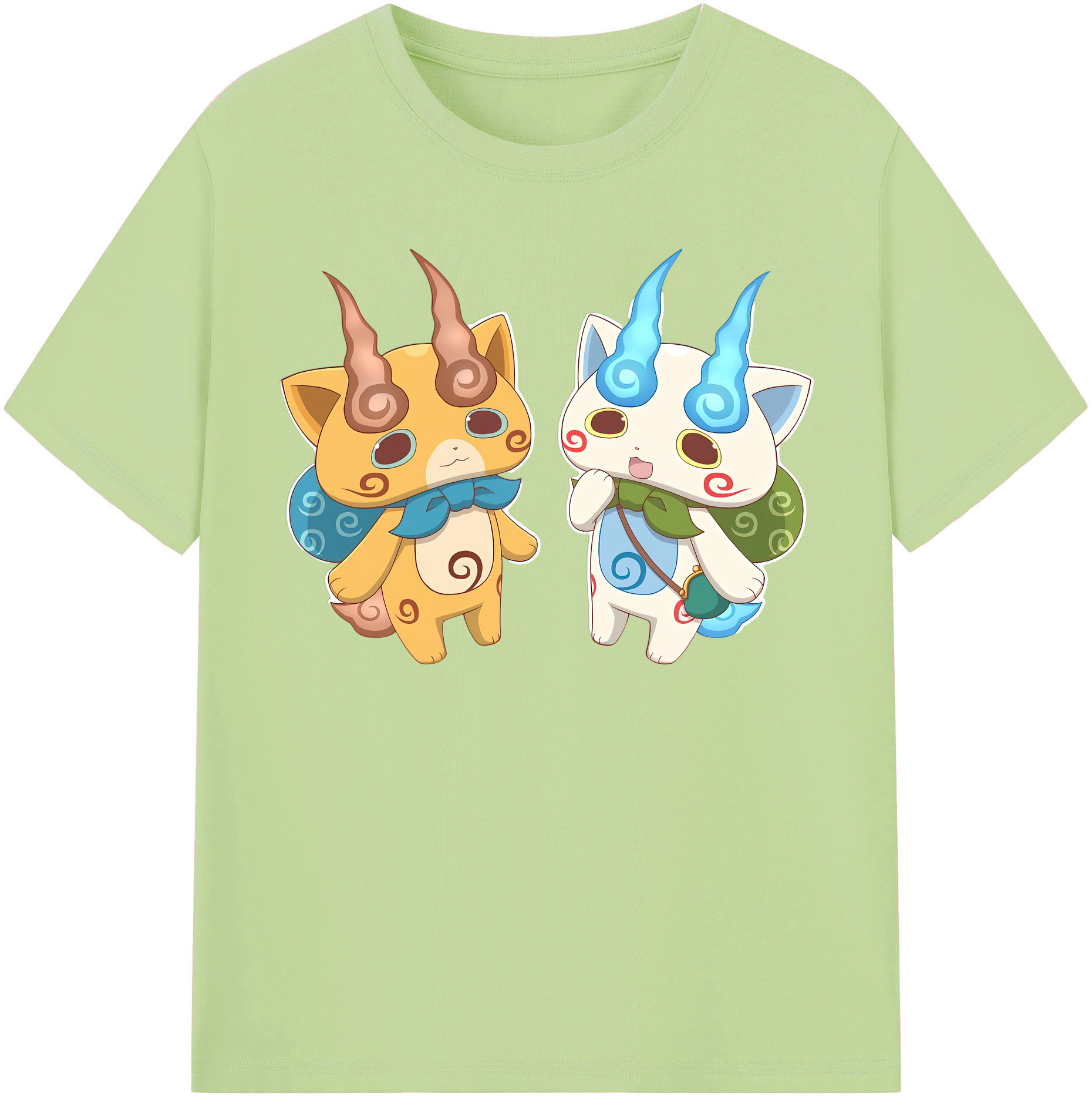 （画像用） 妖怪ウォッチ Yo-kai Watch 綿100％半袖Tシャツ（フロントプリント）